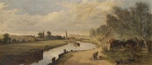 Automne Sur Le Brent, L'ete A Ponders End (essex) (2 Works)