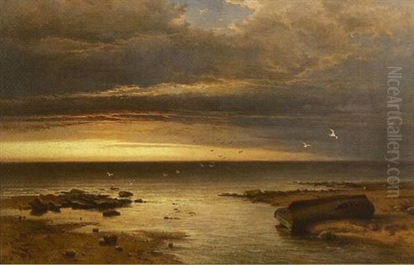 Daybreak: Night And Storm Have Stolen Away And Nothing Now Upon The Shore Tells The Tale Of Yesterday... - view 1