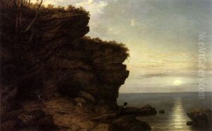 "long I Looked Out For The Land She Bore Out On The Open Desolate Sea And I Think He Sailed To The Heavenly Shore..." by George Edwards Hering