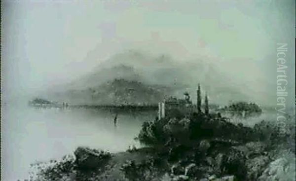 Looking Towards The Islands, Lake Maggiore - view 1