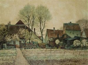 Bauerliches Dorf by Hanns Herkendell