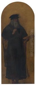 Copy Of The Leonardo Da Vinci Panel In The Kensington Valhalla