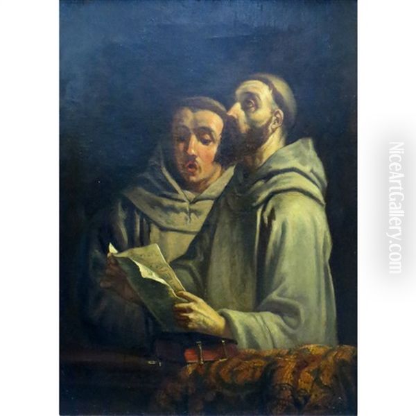 Two Monks Singing - view 1