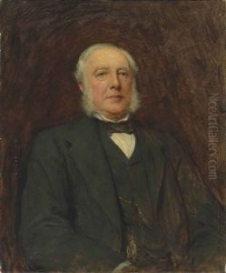Portrait Of Sir William Agnew, 1st Bt. (1825-1910) by Sir Hubert von Herkomer