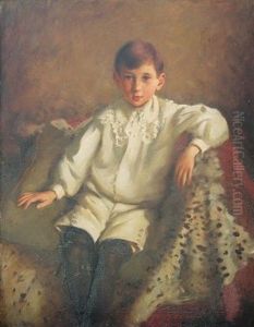 A Young Boy by Sir Hubert von Herkomer