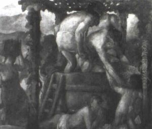 Treading Grapes by Sir Hubert von Herkomer
