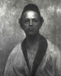 Portrait Of A Man In Red Turban