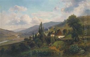 "scene Set In Stainzerboden by Emil Barbarini
