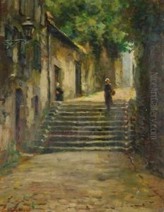 Les Escaliers Dans Le Vieux Quimper