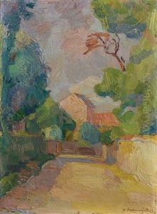 La Maison Rose by Jacques Elie Abraham Hermanjat