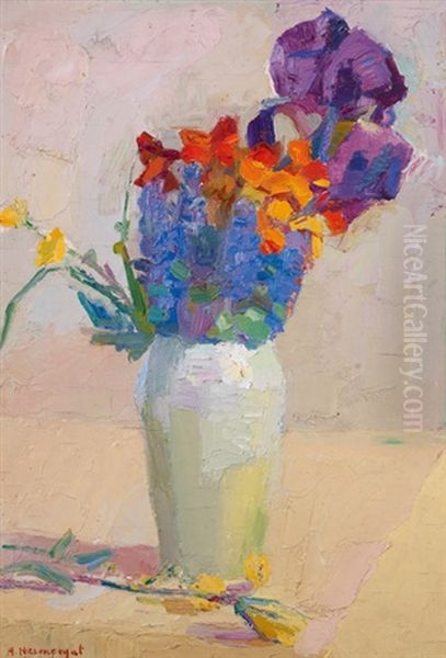 Bouquet Avec Un Iris - view 1