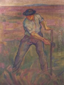 Le Faucheur by Jacques Elie Abraham Hermanjat