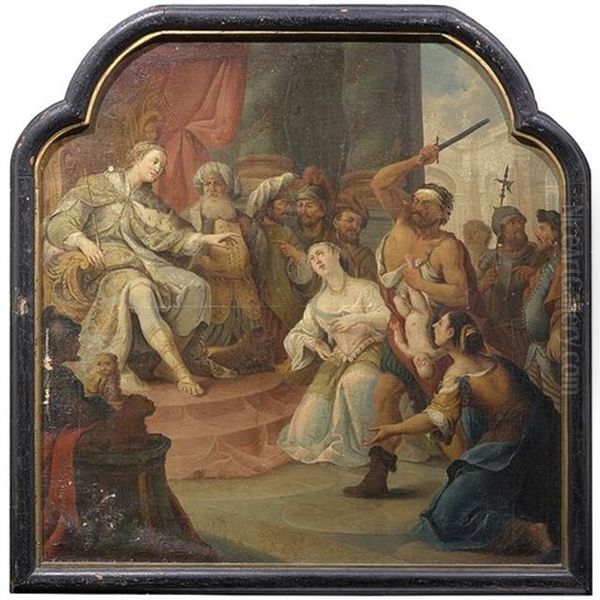 Salomons Gotzendienst (+ Das Urteil Salomos; Pair) - view 1