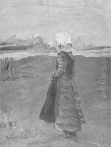 Hollandisches Madchen Auf Der Wiese Hollandisches Madchen Auf Der Wiese