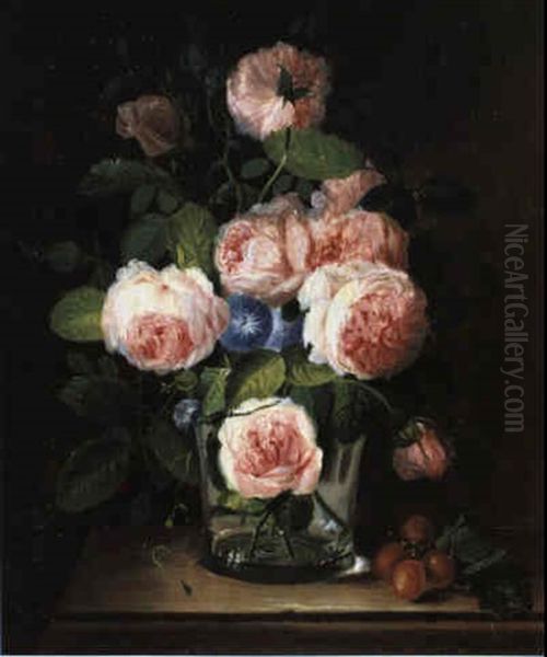 Rosen In Glasvase - view 1