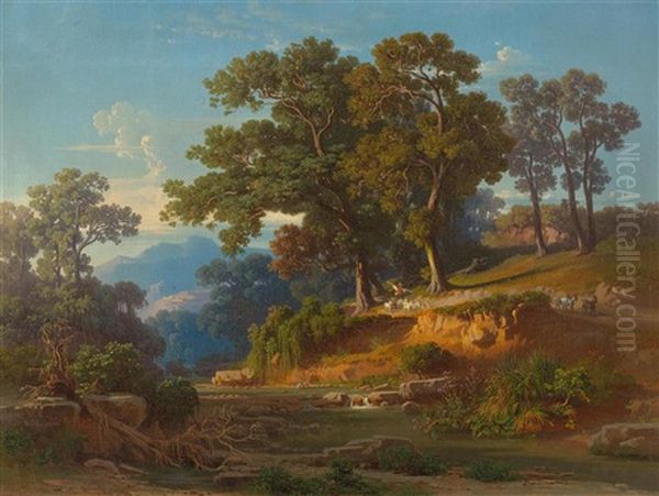 View Of Palazzola Near Rome, With Monte Cavo - view 1