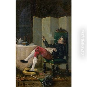 Le Fumeur by Leo Hermann