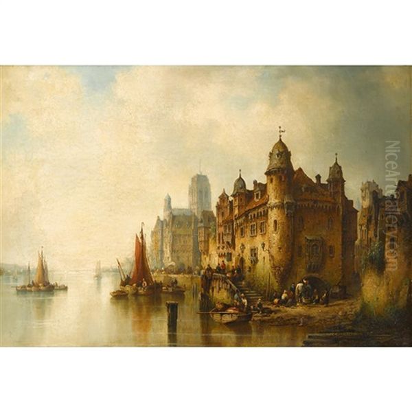 Town Along The Rhine - view 1