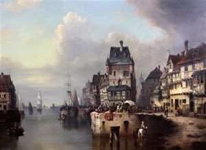 Continental Harbour Scene