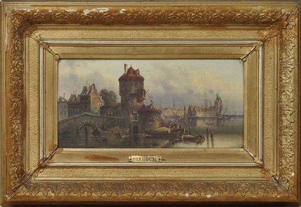 Ansicht Einer Hollandischen Hafenstadt - view 1