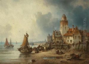 Fischer Und Dorf Am Zuider Zee