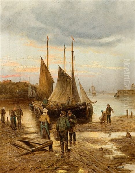 Fischerboote In Abendstimmung - view 1