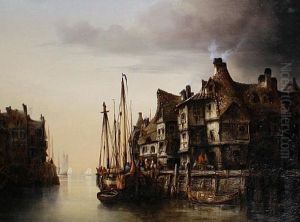 Dutch Canal Scene Dutch Canal Scene