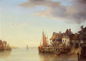 Seineufer Zwischen Rouen Und Le Havre