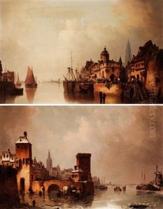 Summer (+ Winter; Pair) by Ludwig Hermann
