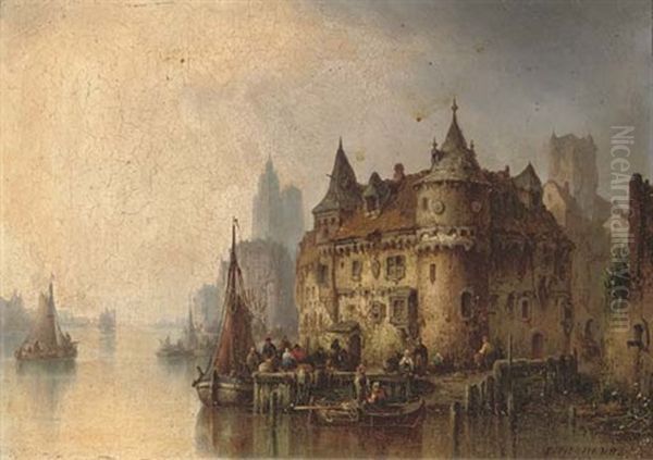 A Riverside Town - view 1