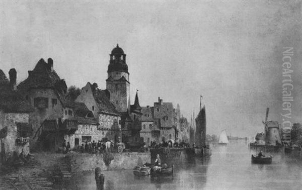 Der Binnenhafen Von Brugge - view 1