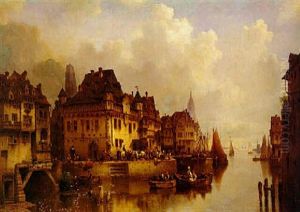Konigsberg Harbor by Ludwig Hermann