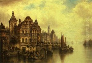 Old Rotterdam by Ludwig Hermann