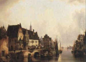 German Town Scene