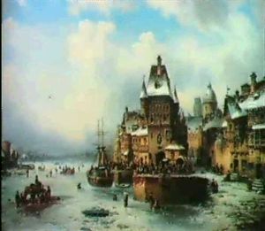 Winterfreuden Vor Der Stadt