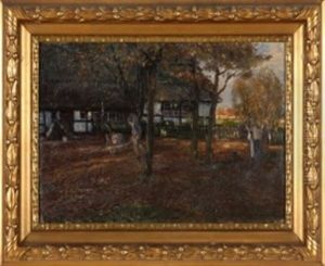 Heimkehrende Bauern by Heinrich Hermanns