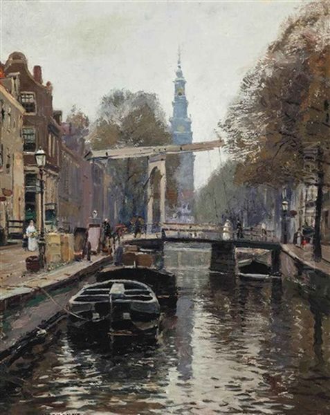 An Amsterdam Canal - view 1