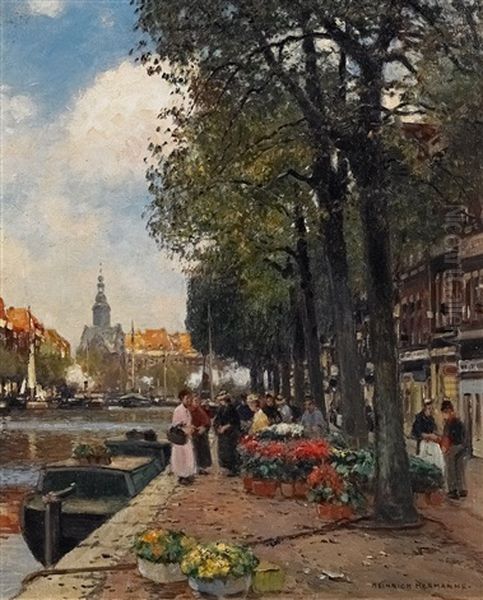 Blumenmarkt Am Kai Von Amsterdam - view 1