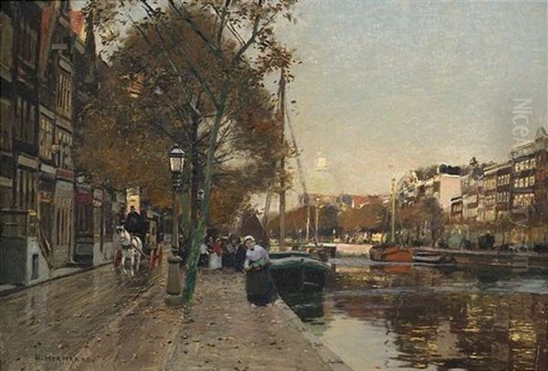 An Einer Amsterdamer Gracht - view 1