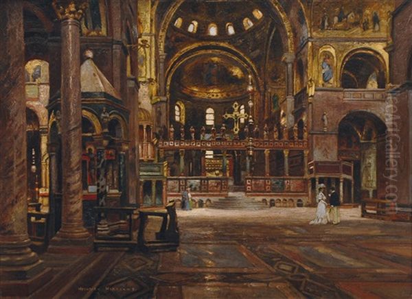 Inside St. Mark's, Venice - view 1