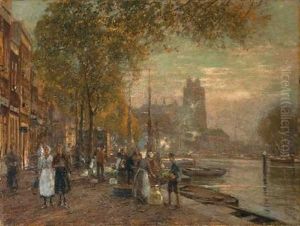 Strassenszene In Amsterdam