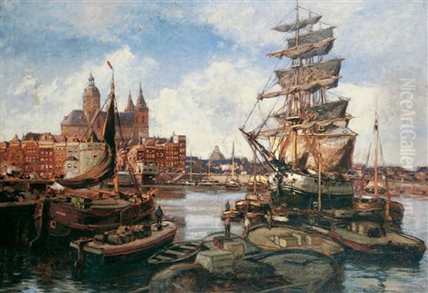 Im Hafen Von Amsterdam - view 1