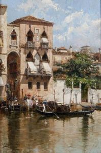 Canal A Venise by Mariano Barbasan Lagueruela