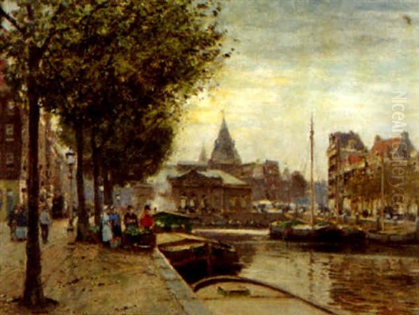 Fischmarkt In Amsterdam - view 1