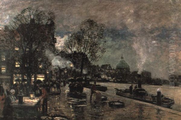 Fischmarkt In Amsterdam - view 1