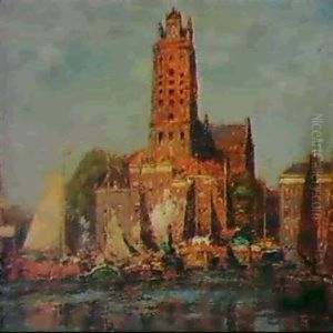 An Der Groten Kerk In Dordrecht