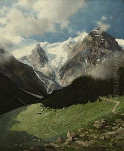 Trafoi-gletscher by Rudolf Hermanns