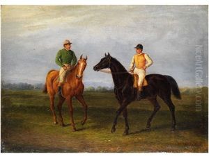 Die Galoppreiter by Josef Hermannstoerfer