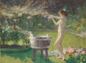 La Toilette Dans Le Jardin
