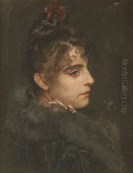 Jeune Femme De Profil - view 1
